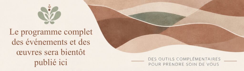 Le programme complet des événements et des œuvres sera bientôt publié ici
